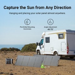 Dabbsson Power Station 2150Wh Solar Generator +210W Solar Panel For Power Outage