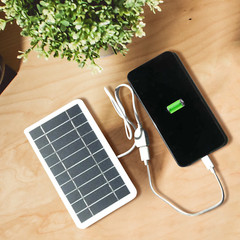 Portable 2W 5V Solar Panel – Mini USB Outdoor Charger for Travel & DIY Projects