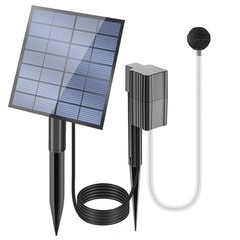 Solar Aeration Pump for Aquariums 2 5W 7V Lightweight Air Pump for Outdoor Use