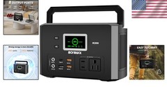 Compact 200W Power Station: Multi-output Convenience for Camping & Emergencies
