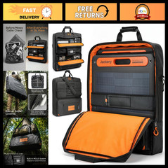 Solar Panel Carrying Bag for 2 Panels, Water-Resistant Storage, 4-in-1 Kit, Prec