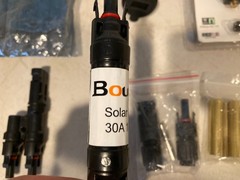 Solar Panel MC4 Connectors Fuse Holder USB Socket 30A WiFi Adapter Kit Set