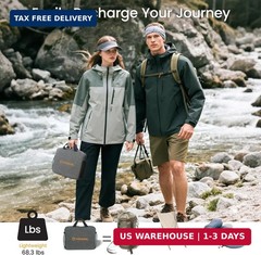 FlexSolar 100W Portable Solar Panels Chargers with PD3.0 USB-C,QC3.0 USB-A and D