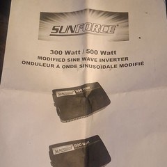 Sunforce 80 Watt Solar 12V Power Genterator Kit