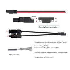Solar Panel Cable Connectors – SAE Polarity Reverse Kit