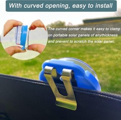 KarlKers Solar Angle Guide Solar Panel Accessories for Portable Solar Panel F…