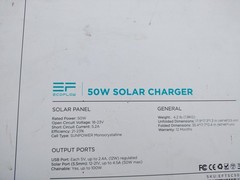 50 watt solar panel charger 18v