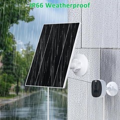 FUTUREZEN 2pk Solar Panel White Type-C/Micro USB