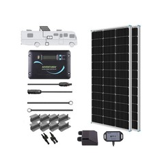Renogy 200 Watts 12 Volts Monocrystalline RV Solar Panel Kit with Adventurer …