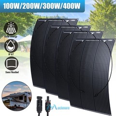 Flexible Portable 400W 200W Mono Solar Panel for Power Station RV Camping Boat