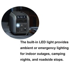 Dabbsson 1008Wh 1200W Portable Power Station Solar Generator for Camping Home US