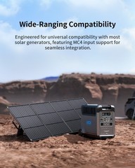 ≥ 23.5% Efficiency Portable Solar Panel Foldable 100-500W Kickstand Durable IP68