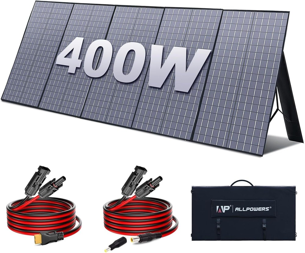 ALLPOWERS SP037 400W Portable Foldable Solar Panel Kit for Power Station Outdoor