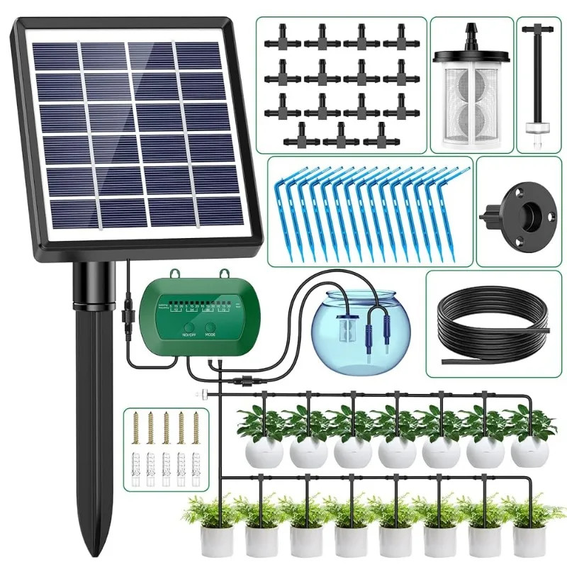Solar Intelligent Irrigation Kit 6V 2W With Built In 1800mAh Battery Irrigation