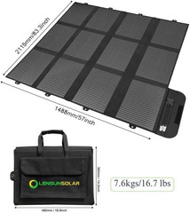 300W 12V Portable Solar Panel Blanket with Anderson Connectors for Solar Generat