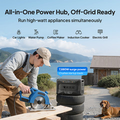 BLUETTI Apex 300 2764Wh Portable Power Station+2*350W Solar Panel Kit Off-Grid