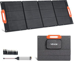 150W Foldable Monocrystalline Solar Panel, 23% Efficiency Portable ETFE Mono Sol