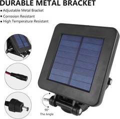 Solar Panel for Deer Feeder – 6V Solar Panel Waterproof Small Solar Battery Char