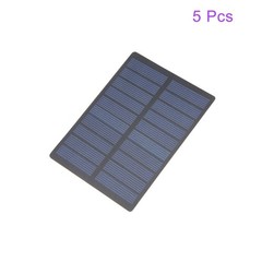 5 Pack 5V 1.3W 110mm x 80mm Mini Solar Panel Cell for DIY Electric Power Project