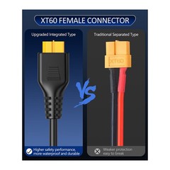 4-In-1 Solar Panel Connector Extension Cable Splitter for Connector DC3606