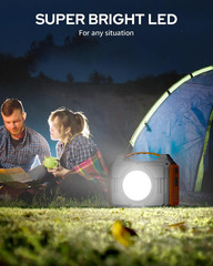 Portable Solar Powered Generator 300W Rated, with Solar Panels 40W Included, 220