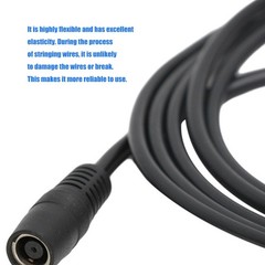 Compactly Solar Charging Cable DC7909 to XT60 DC5521 Power Cord for Easy Carying