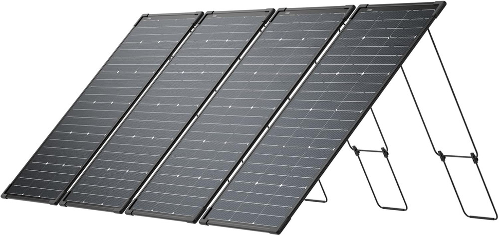 EF ECOFLOW 4PCS 125W Solar Panels, 500W Bifacial Rigid Modular Solar Panel | up