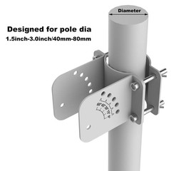 Adjustable Solar Panel Pole Mounting Bracket Rack Kit for 20W 30W Solar Panel…