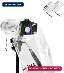 Camera Rain Cover Sleeve for DSLR w/Lens up to 18″, Waterproof, 2-Pack | Com