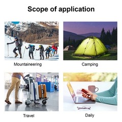 Solar Power Bank 36800mAh 34LEDs 4 USB Output Type C Micro Input Solar External