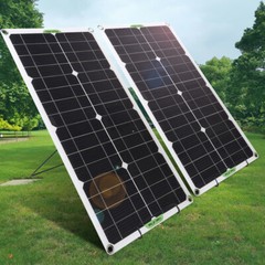 2Pc Solar Panel Tilt Mount Bracket Folding Carbon Steel Support for Solar Panels