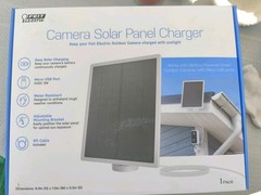 Feit Electric Camera Solar Panel Charger 9 Ft Cable Included PANEL/SOL/CAM New
