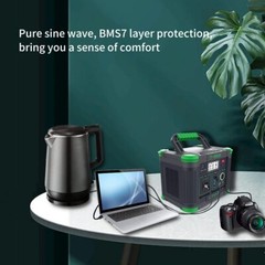 Portable Power Station 300W Eryisci Solar Generators for Indoor Home use Emer…