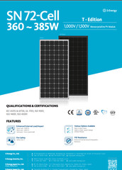 (Sealed Pallet of 27) New S-Energy Solar 370 W Solar Panels – SN370M-10T