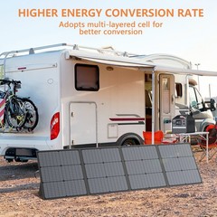 MHPOWOS 110 220 watt Solar Panel Folding for Jackery Portable Power Station