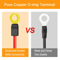 Xt60I to O Ring Terminal Cable, More than 16A, 5FT 10AWG Extension Cable Xt60I F