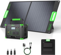 Portable Power Station 330W 288Wh Solar Generator Camping W/ 60W USB-C PD Fast