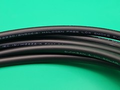 Renogy 10Ft 10AWG Solar Extension Cable with Male and Female Connector Black