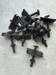 Lot of 10 UniRac Solar Mount Mid Clamps 30-36mm Dark #302027D