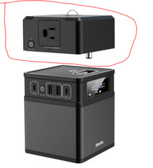 Imuto POWER CUBE 300w Portable Power Station, 230wh 64000mAh Solar Generator