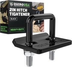Rhino USA Hitch Tightener Anti-Rattle Clamp – for 2in Hitches | Heavy Duty Steel