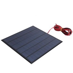Solar Power Epoxy Module Board Polysilicon DC18V 4.5W Tool Supplies With 2meter