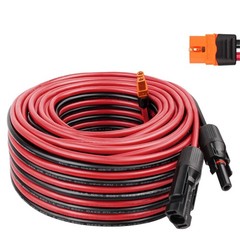 Solar to XT60i Cable 10AWG 50FT Solar Panel to XT60i Adapter Connector XT60i-…