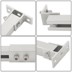 2 Set Universal Adjustable Solar Panel Bracket Heavy Duty Mount Rack for Camper