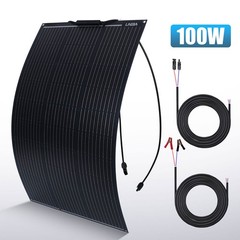 100w 200w Monocrystalline flexible Solar Panel for RV/Camper/Boat/Home Off-Grid