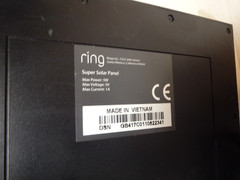 Lot of Ring Super Solar Panel & 3 Solar Panel V4