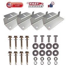 Solar Panel Mounting Z Brackets Lightweight Aluminum Corrosion-Free Construct…