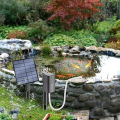 Solar Aeration Pump for Aquariums 2 5W 7V Lightweight Air Pump for Outdoor Use