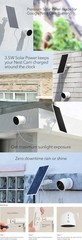 Wasserstein Premium Solar Panel, Solar Panel Charger for Google Nest Cam Outdoor