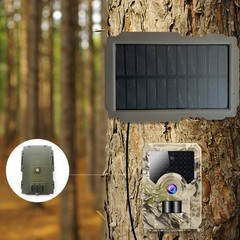 3000mAh 6V-12V Solar Panel Kit Rechargeable Solar Charger For Trail Camera WDHX